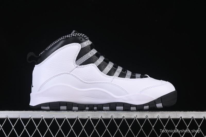 Nike Air Jordan 10 Retro Light Steel Grey Basketball Shoes - HJ6779-104