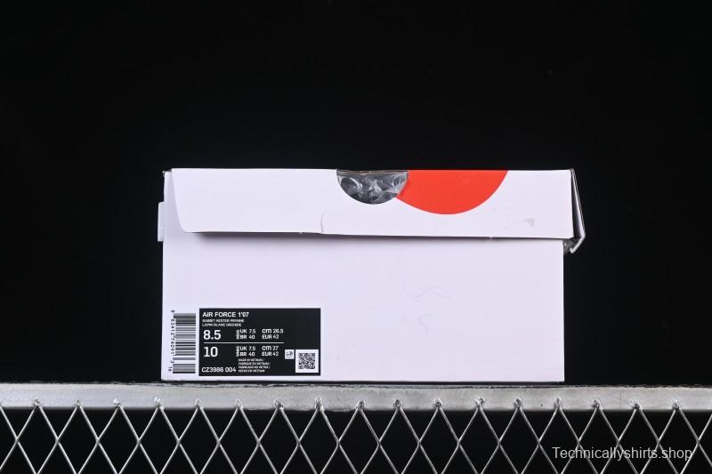 Nike Air Force 1 '07 Low LV Collaboration Classic White Brown Casual Sneakers - CZ3986-004