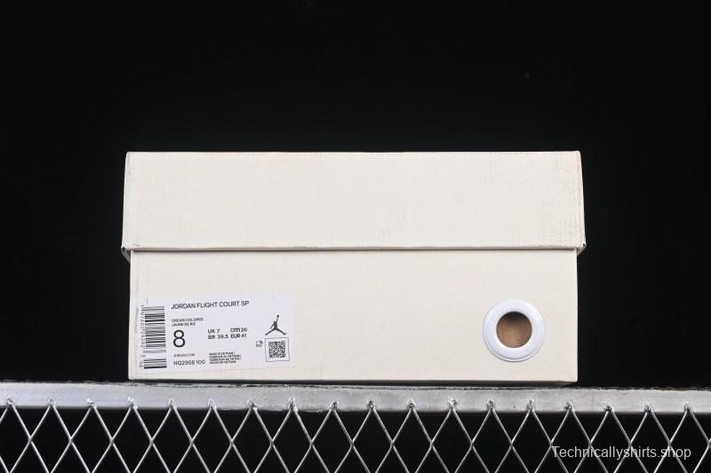 Nike Air Jordan Flight Court SP Retro Sports Sneakers - HQ2958-100