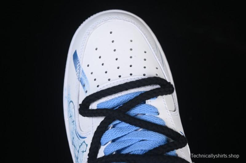 Nike Air Force 1'07 Low Pisces Hand-Painted Doodle Zodiac Series - 219-320