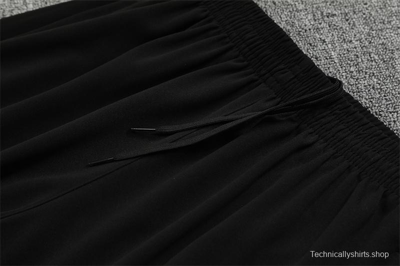 25/26 Feyenoord Red Black Camouflage Half Zipper Jacket+Long Pants