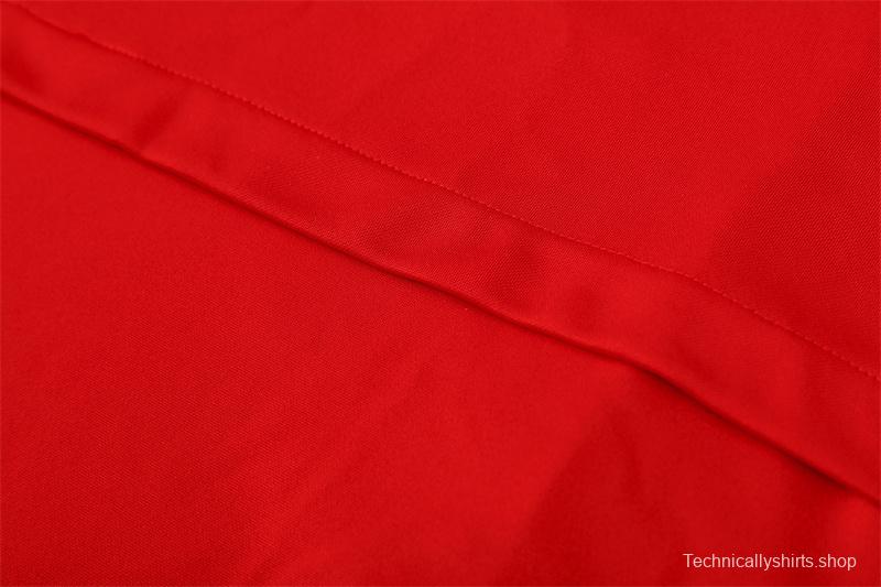 Retro 02/03 Manchester United Red Half Zipper Jacket