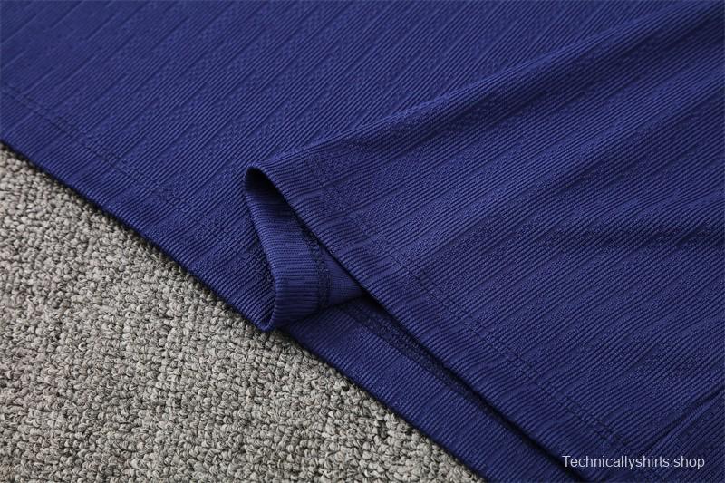 Player Version 25/26 Barcelona Royal Blue T90 Half Zipper Jacket+Long Pants