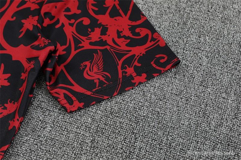 25/26 Liverpool Red Camouflage Short Sleeve Jersey+Shorts with XS