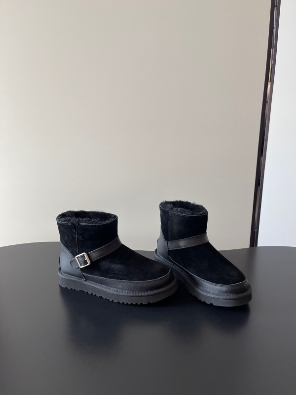 UGG 4512 Classic Buckle Flat Ultra Wool Anti-Slip Snow Boots - AS00290