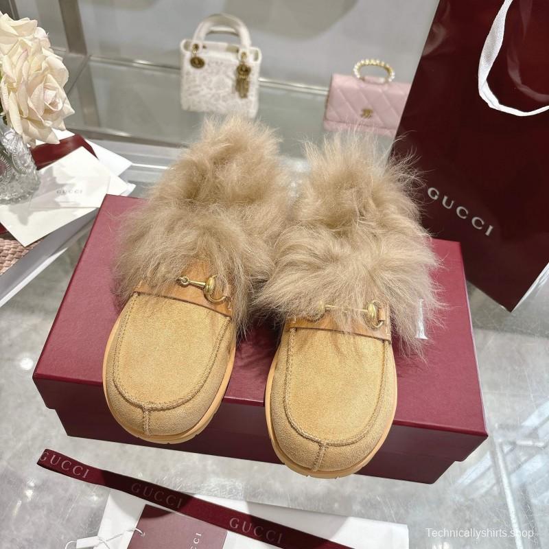 GG Wool Fashion Snow Boots with Merino Wool Lining - KFY00290