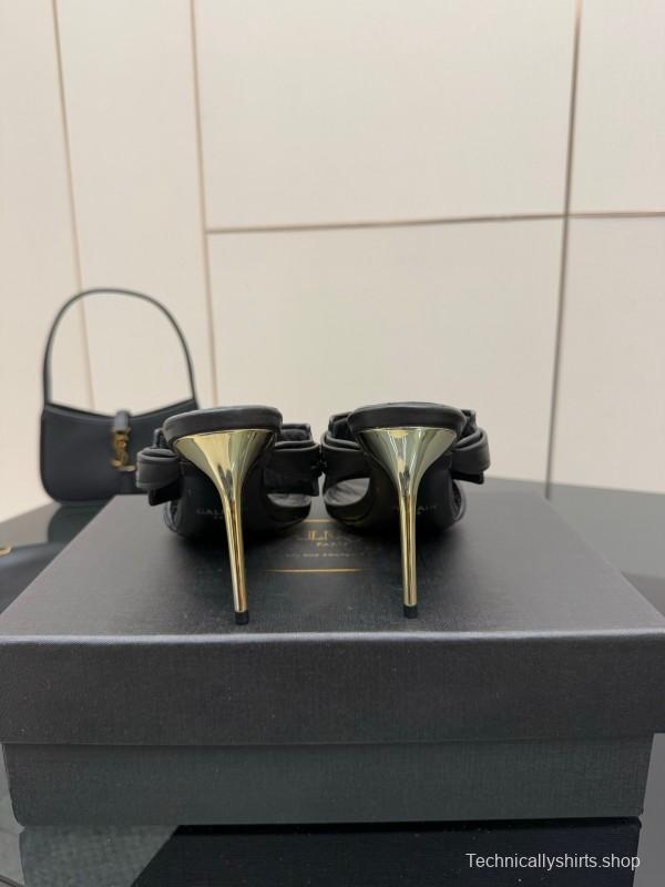 Balmain Metal Heel High Heel Sandals - KFY00320