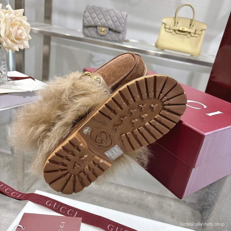 GG Wool Fashion Snow Boots with Merino Wool Lining - KFY00290