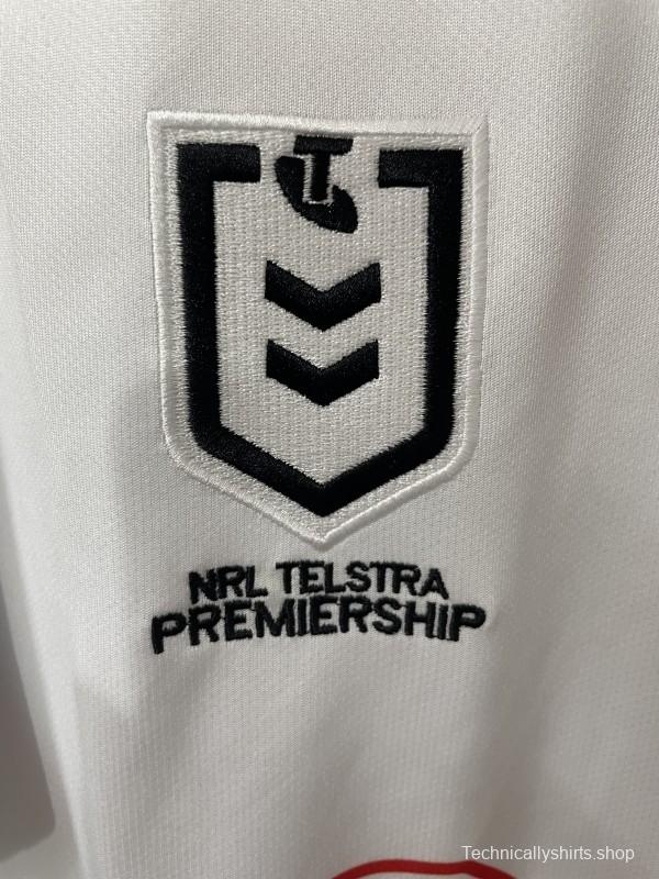 25/26 South Sydney Rabbitohs White with Red and Green Chevron Jersey