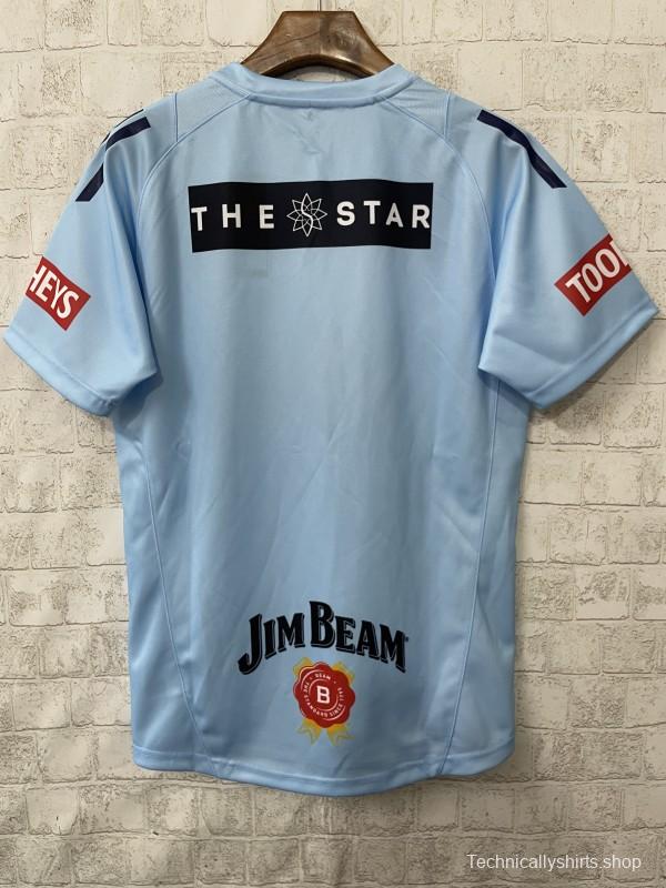 2026 NSW Blues Sky Blue to Navy Blue Gradient with Diamond Pattern Women's Jersey