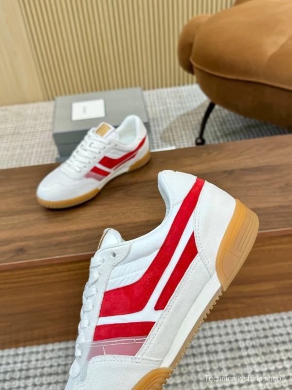 TOM FORD 2025 SS Casual Shoes with Classic Color Blocking and Imported Leather Insole - AS00350