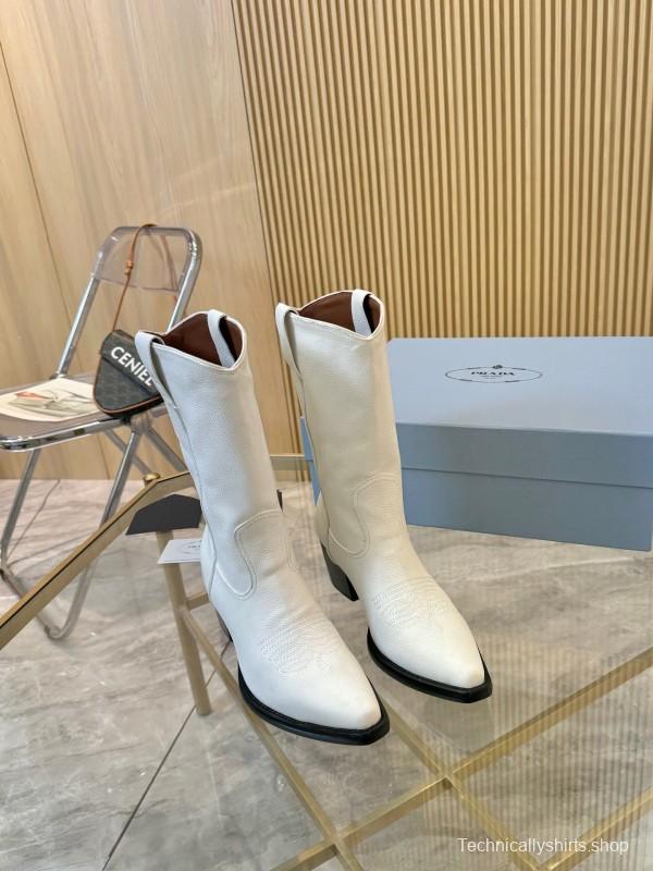 Prada Classic Pointed Toe Boots - LY00370/LY00440