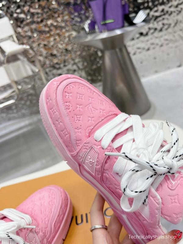 Louis Vuitton LV Trainer Basketball Series Washed Sneakers - LY00430