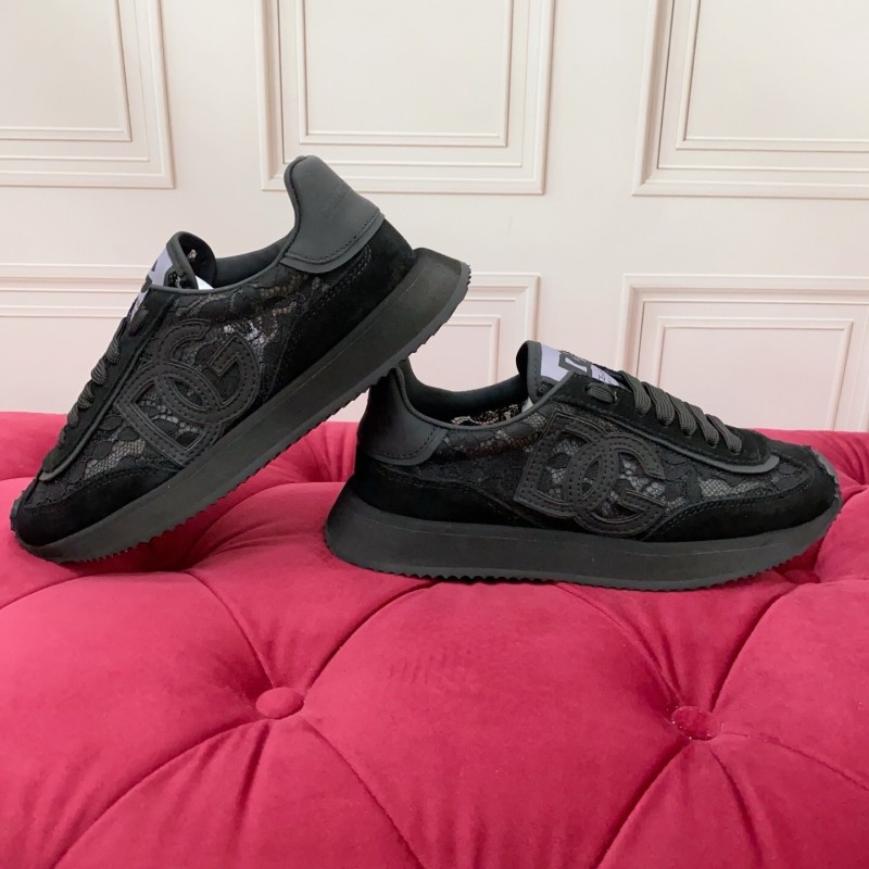 Dolce & Gabbana 2025/SS New Collection Luxury Embroidered Logo Sneakers - AS00300