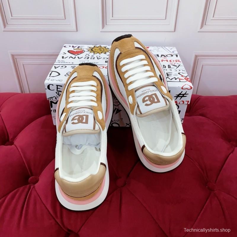 Dolce & Gabbana 2025 Spring Summer Collection Luxury Embroidered Logo Sneakers - AS00300