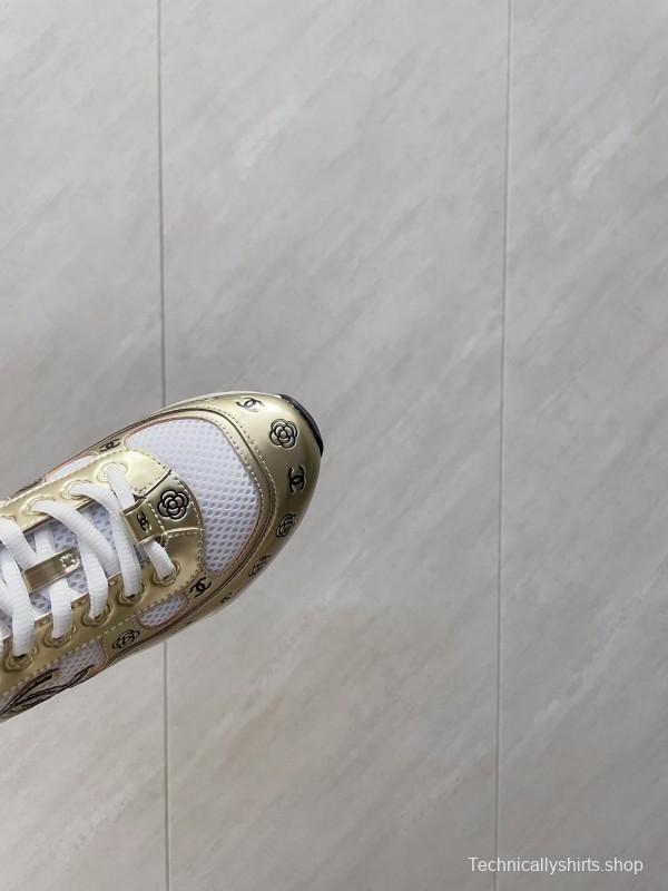 Chanel Silver Horn King II Casual Series Sneakers - KFY00330