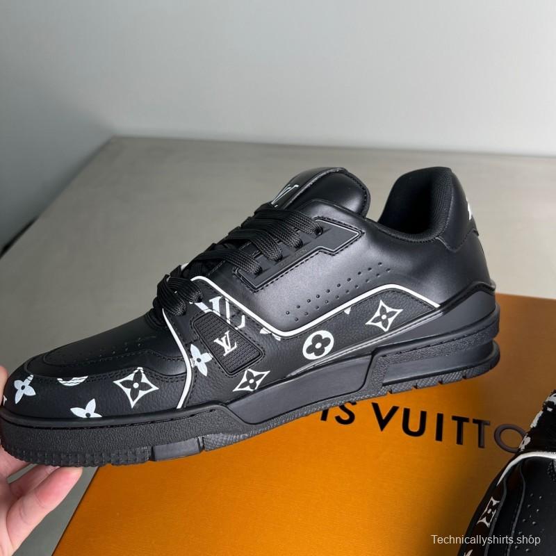 Louis Vuitton 2025 Spring Summer Replica Sneakers with Imported Calfskin and Signature Logo - YC