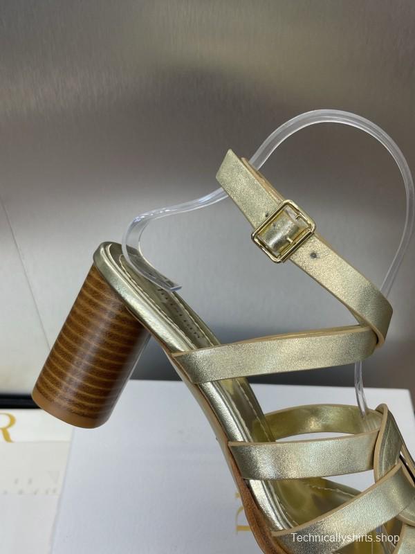 Dior D-Club Jelly Color Hollow Layered Cross Strap High Heel Women Shoes - KFY00290