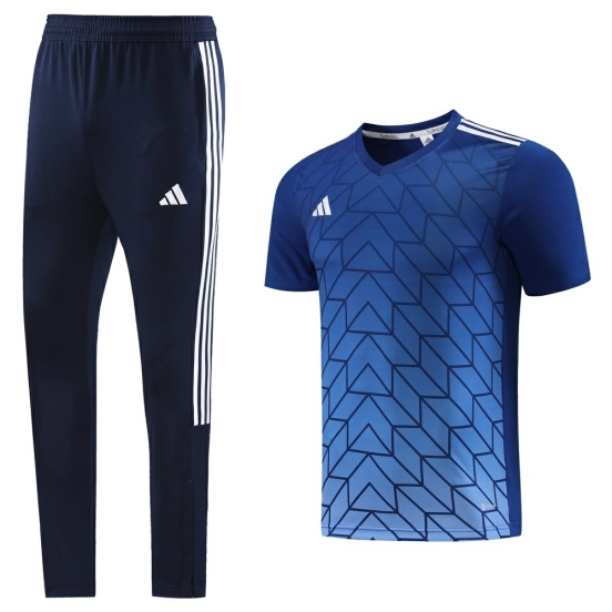 2025 Adidas Royal Blue Full Zipper Jacket+Long Pants