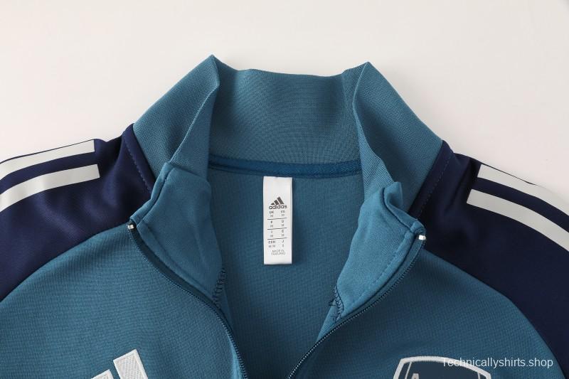 25/26 Arsenal  Navy Blue  Full zipper Jacket Tracksuit+ long pants