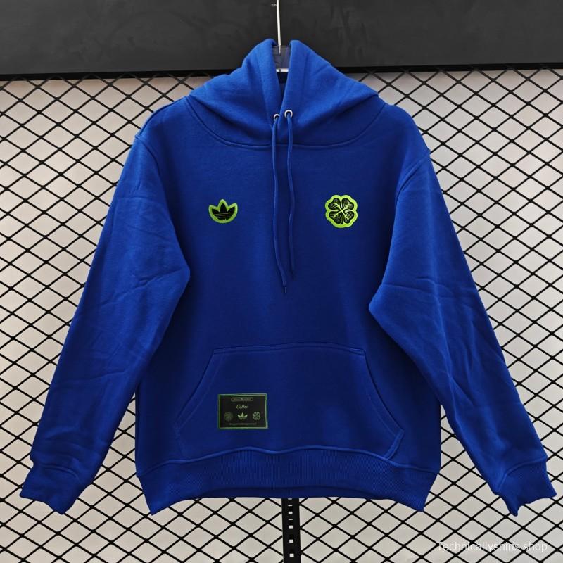 25/26 Celtic Embroidered Logo Hoodie 9 Colors