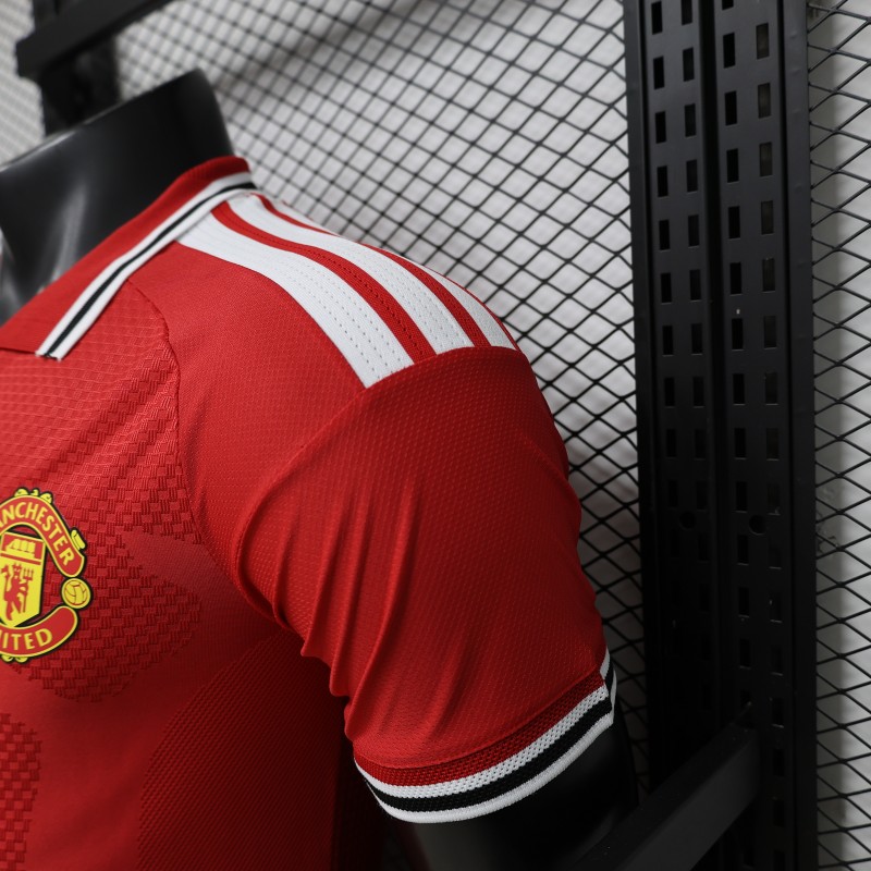 Player Version 25/26 Manchester United Red  Home Jersey