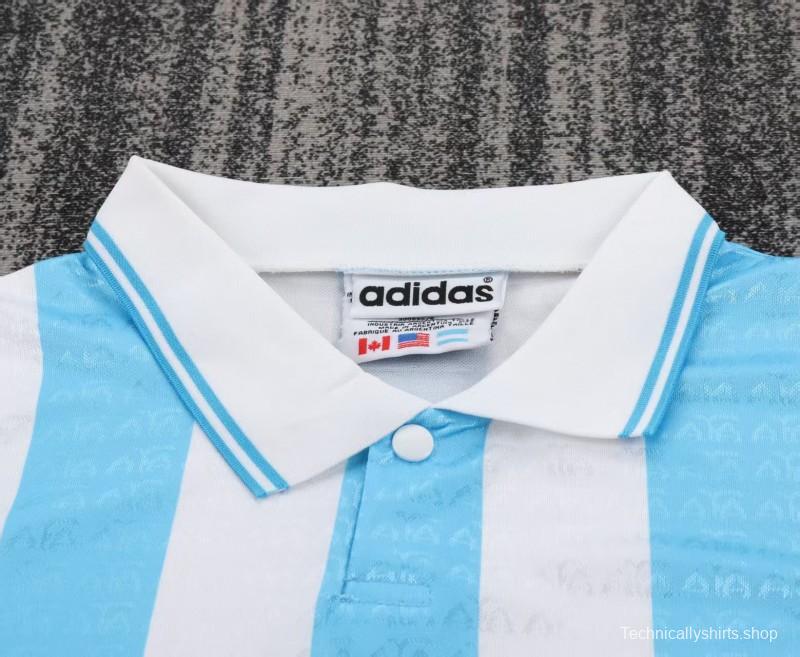 Retro Kids 1994 Argentina Home Jersey