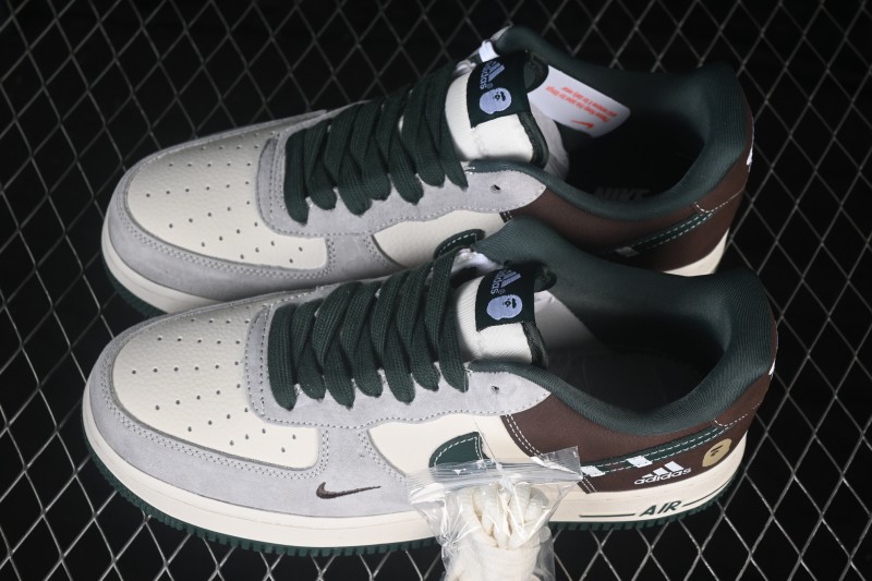 Nike Air Force 1 '07 Low Collaboration Casual Skateboarding Shoes with Full-Length Air Cushion - DW8806-012