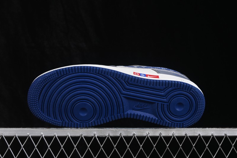 Nike Air Force 1 '07 Low Collaboration Casual Skateboarding Shoes with Full-Length Air Cushion - WY0655-106