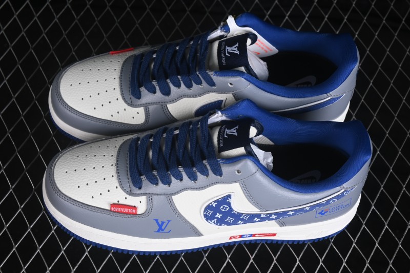 Nike Air Force 1 '07 Low Collaboration Casual Skateboarding Shoes with Full-Length Air Cushion - WY0655-106
