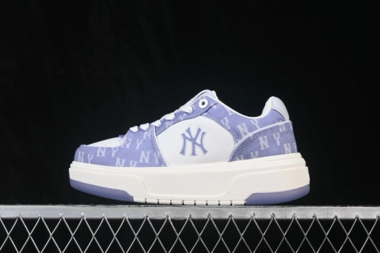 MLB Chunky Curve Liner New York Yankees Thick Sole Casual Running Shoes - 3ASXM016N50LDS
