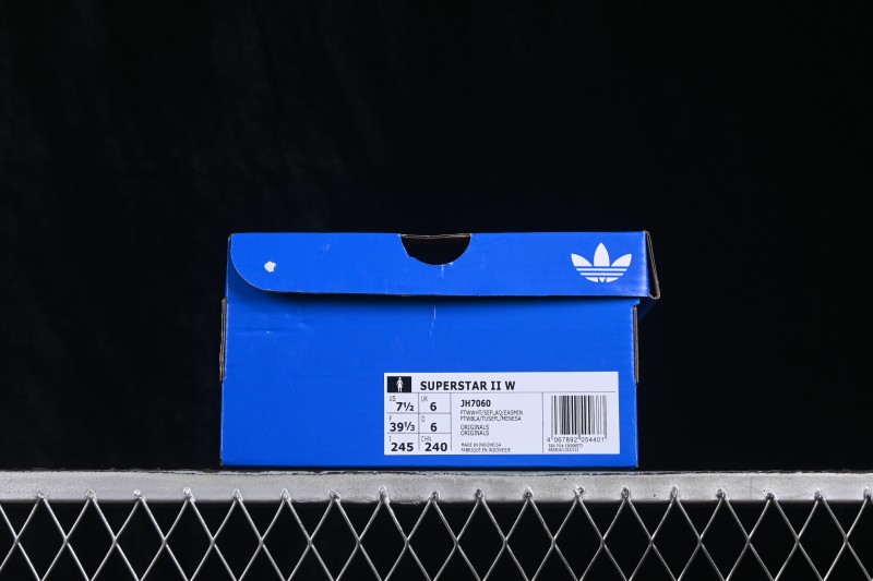Adidas Originals Superstar II Retro Skateboarding Shoes with Shell-Toe Design - JH7060