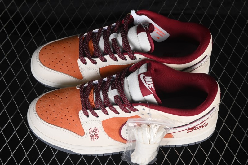 Nike SB Dunk Low Year of the Horse Limited Edition Premium Custom Low-Top Skateboarding Shoes - MN1688-116