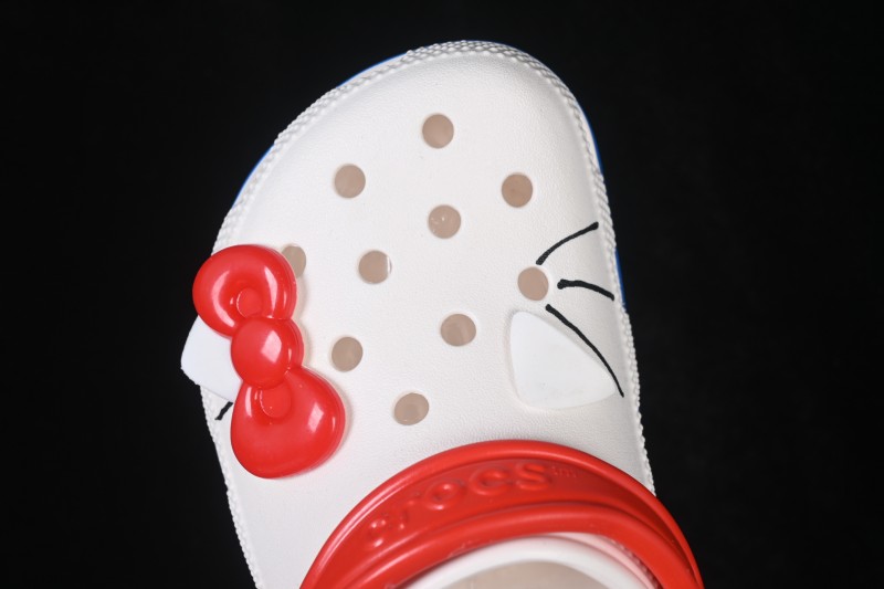 Crocs Hello Kitty Classic Clog EVA Casual Comfort Clog White Red Blue