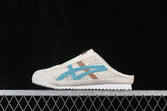 Onitsuka Tiger Mexico 66 Sabot Breathable Mesh Slip-On Half-Shoe - 1183C208-100