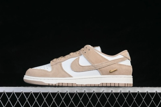 Nike SB Dunk Low Year of the Horse White Wheat Yellow Low-Top Skateboarding Shoes - IO4244-101