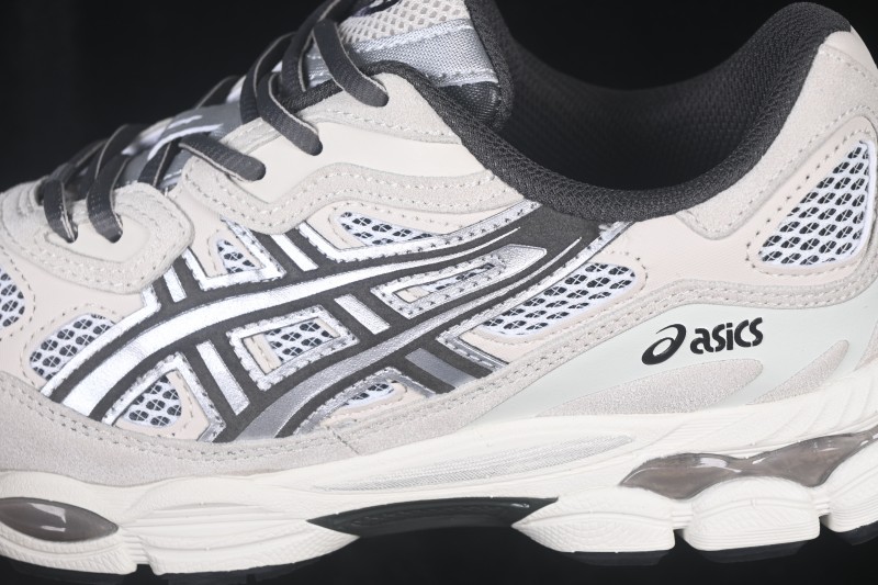 Asics Gel-NYC Retro Running Shoes with Breathable Mesh and Suede - 1203B125-250