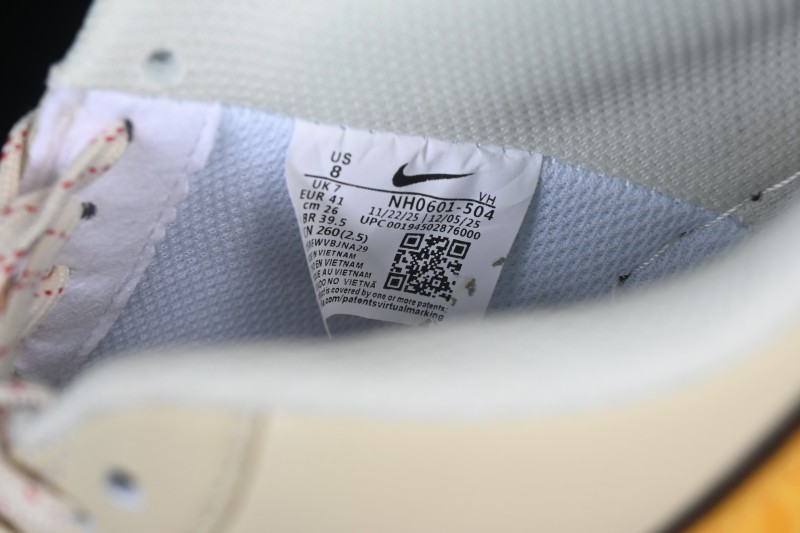 Nike Air Force 1 '07 Low Year of the Horse Limited Edition Beige Gold Thread Casual Skateboarding Shoes - NH0601-504