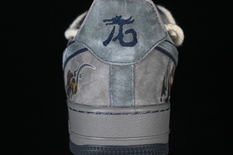 Nike Air Force 1 '07 Low Dragon & Horse Spirit Hand-Painted Chinese New Year Limited Edition Skateboarding Shoes - CD1221-680