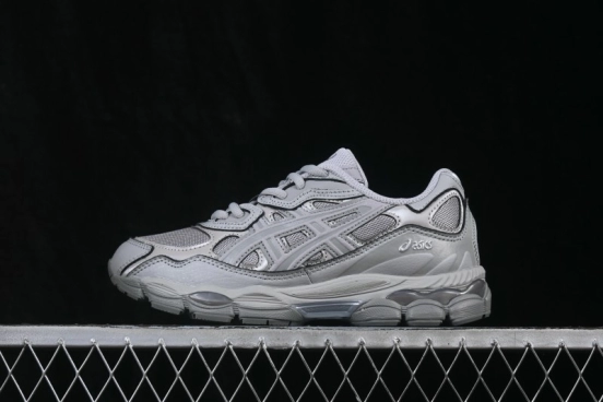 Asics Gel-NYC Retro Running Shoes with Breathable Mesh and Gel Cushioning - 1203A280-021