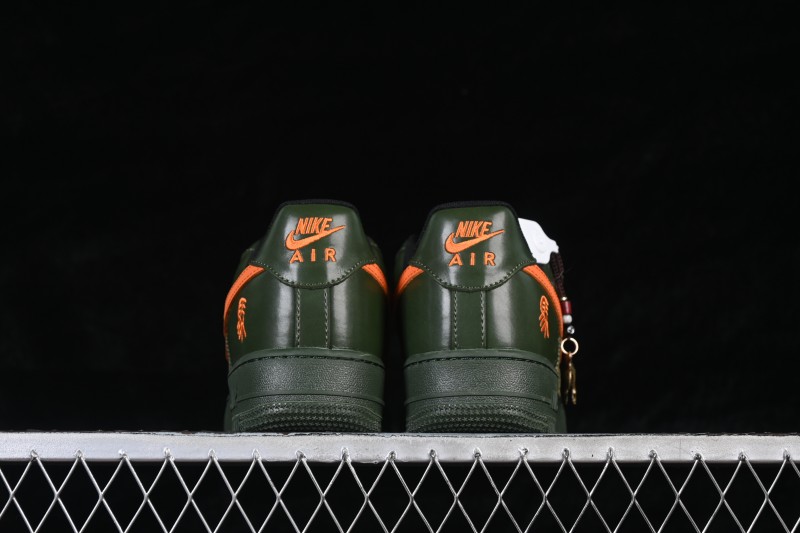 Nike Air Force 1 '07 Low Year of the Horse Edition Military Green with Orange Star Casual Skateboarding Shoes - XY9025-010