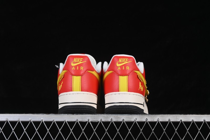 Nike Air Force 1'07 Low Collaborative Casual Skateboarding Shoes with All-New Leather Upper and Full-Length Air Cushion - XD0028-002