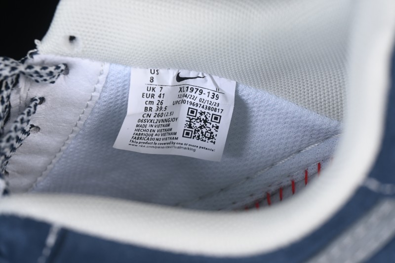 Nike Air Force 1 '07 Low Blue and White Casual Skateboarding Shoes with Full-Length Air Cushion - XL1979-139