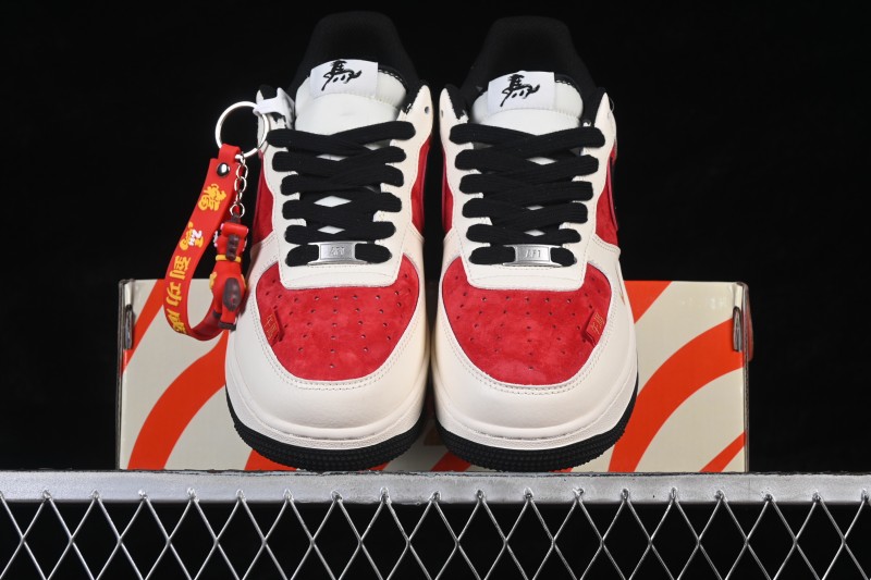 Nike Air Force 1 '07 Low Chinese New Year Year of the Horse Limited Edition Running Shoes with Full-Length Air Cushion - HT5088-616