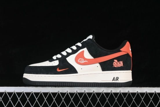 Nike Air Force 1 '07 Low Chinese New Year Limited Edition Suede Black Casual Sneakers - XD0028-006