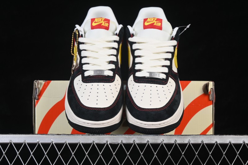 Nike Air Force 1'07 Low Collaborative Casual Skateboarding Shoes with All-New Leather Upper and Full-Length Air Cushion - XD0028-002