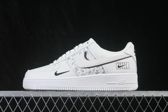 Nike Air Force 1 '07 Low Collaboration Skateboarding Shoes with Full-Length Air Cushion - WY0655-119