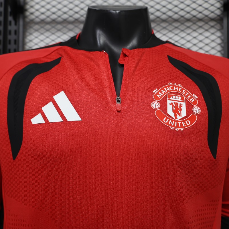 Player Version 26/27 Manchester United FC Long Sleeve Home Red Jersey