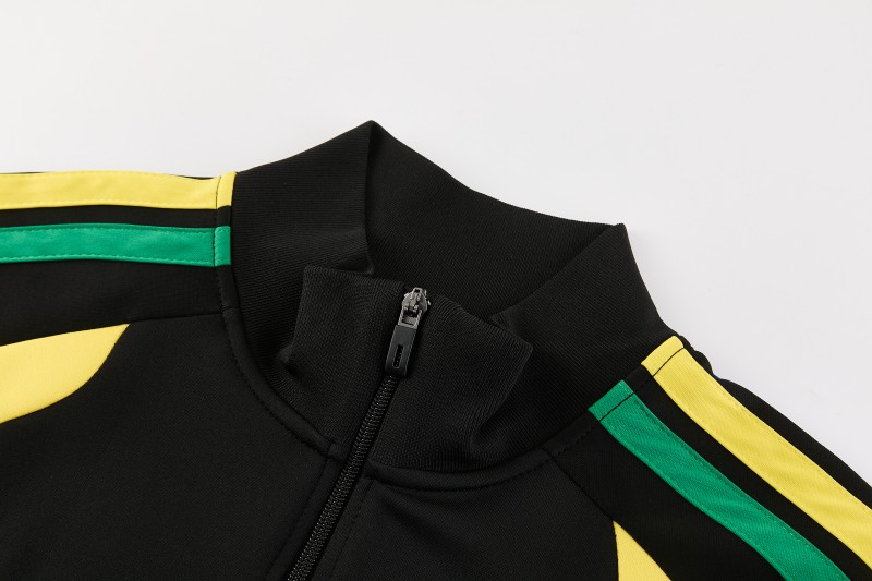 26/27 Adidas Black Full Zipper Jacket + Long Pants