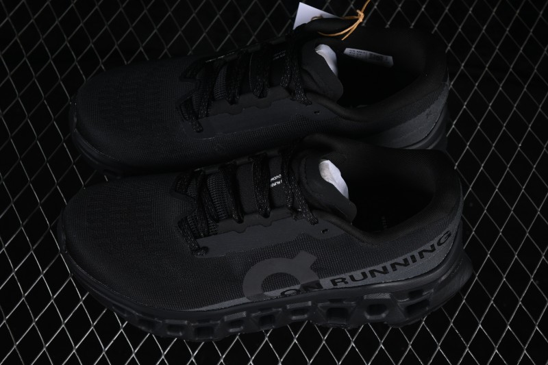 On Cloudmonster 3 Comfort Anti-Slip Wear-Resistant Cushioned Running Shoes - 3MG10051043 Black